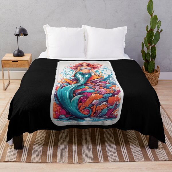 Item preview, Paint Waves Mermaid designed and sold by SirenasWorld.