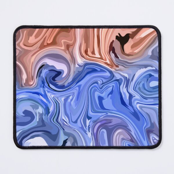 Item preview, Sienna and Blue Abstract designed and sold by slimbirdy.