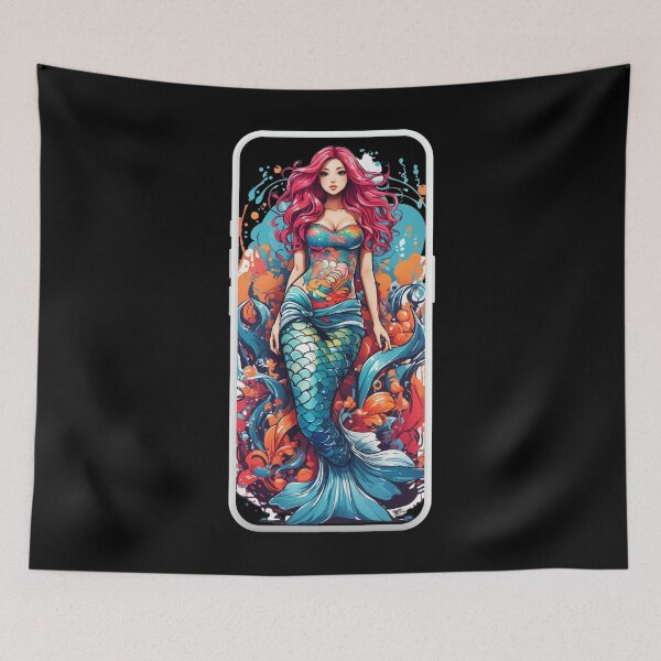 Item preview, Tattoo Art Mermaid designed and sold by SirenasWorld.