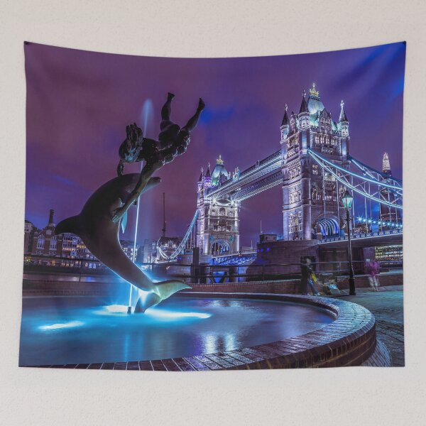 Item preview, Fountain Beside Tower Bridge designed and sold by assaf.