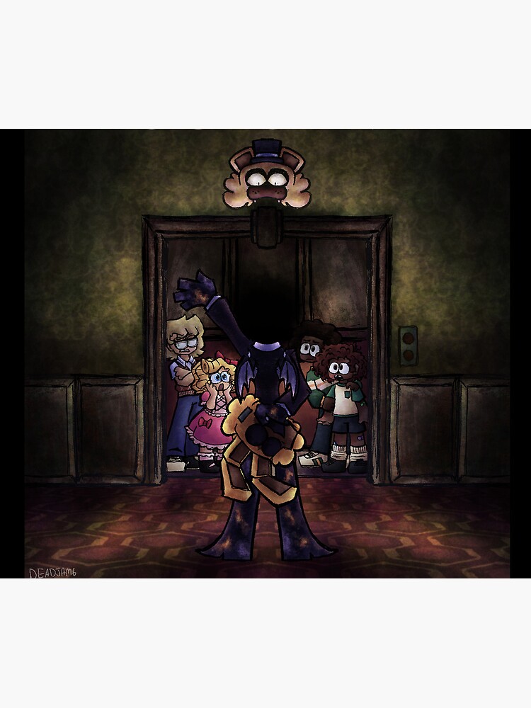 I remade the original “let's party” poster from fnaf 1 with the Fnaf Movie  Freddy! (I will take ALL criticism because I want to remake more but I want  it to be
