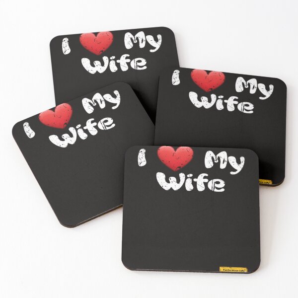 Item preview, Retro I love My Wife designed and sold by PanfurWare-LLC.