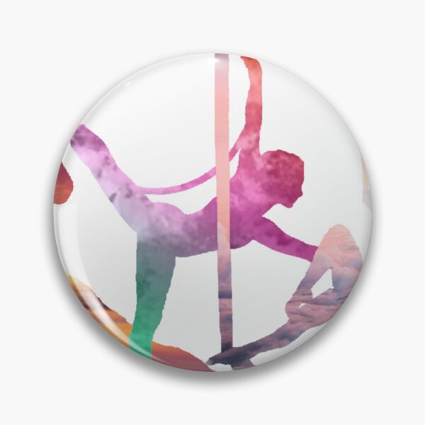 Artikelvorschau, Aerialist Three – Bunter Pole Dance, Aerial Hoop und Aerial Hammock. entworfen und verkauft von Neontuna.