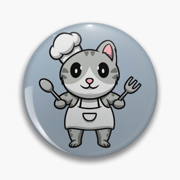 Aperçu de l'œuvre Illustration d'icône de dessin animé de cuisine de chat mignon créée et vendue par cubbone.