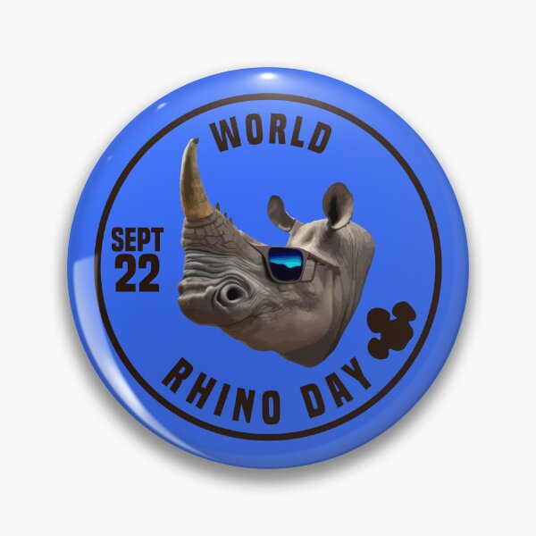 Item preview, 22 Sept. World Rhino Day designed and sold by challengecafe.