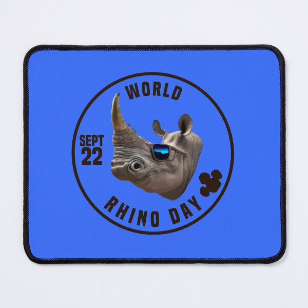 Item preview, 22 Sept. World Rhino Day designed and sold by challengecafe.