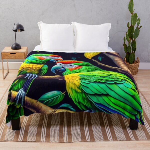 Item preview, Parrots on the tree designed and sold by M-Y-A-R-T-.