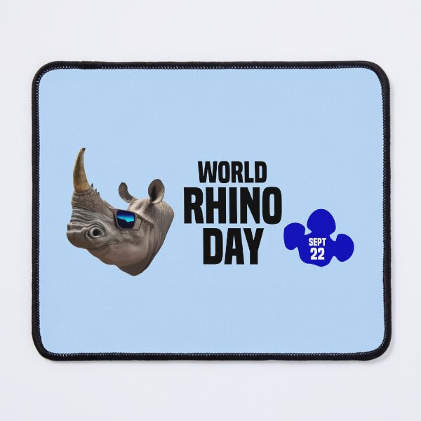 Item preview, 22 Sept. World Rhino Day designed and sold by challengecafe.