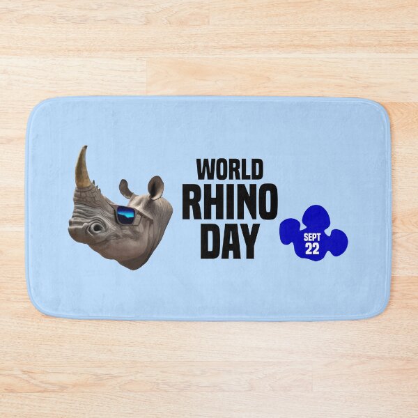 Item preview, 22 Sept. World Rhino Day designed and sold by challengecafe.