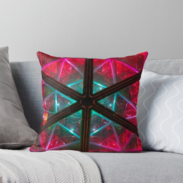 Item preview, Eternity - red green light glass box hexagon futuristic and mysterious  designed and sold by Kate1art.