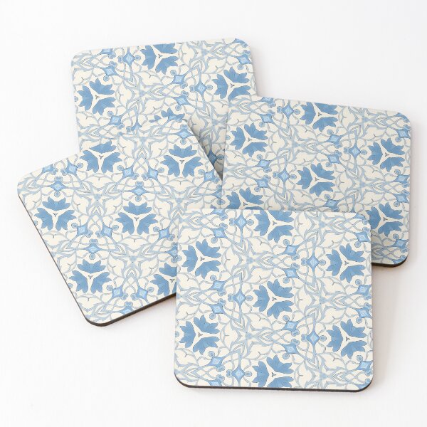 Item preview, Dutch Blue Tile - Hint of Flowers designed and sold by Attorneygirl.
