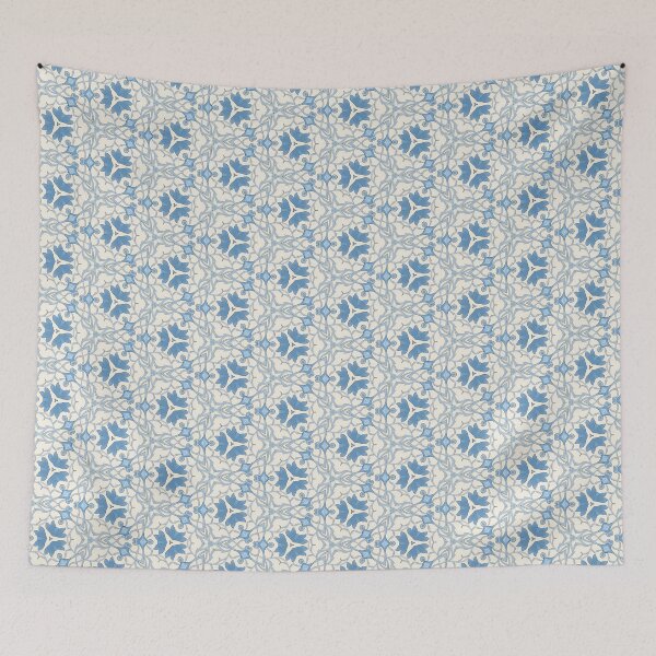 Item preview, Dutch Blue Tile - Hint of Flowers designed and sold by Attorneygirl.