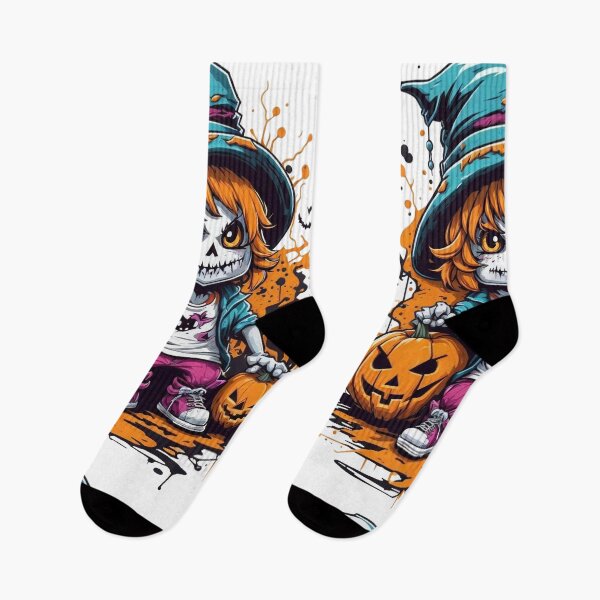Item preview, Ghoulish Glam: Skeleton Pumpkin Halloween Teen Girl Collection designed and sold by irosh madushan.