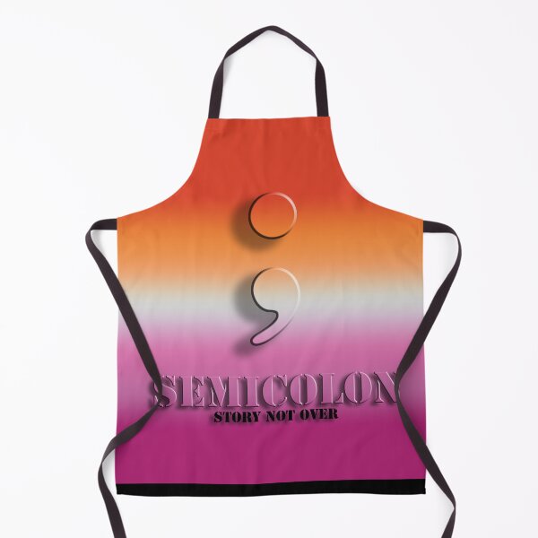 Item preview, Semicolon ; Story NOT OVER Lesbian pride designed and sold by TheirChoice.