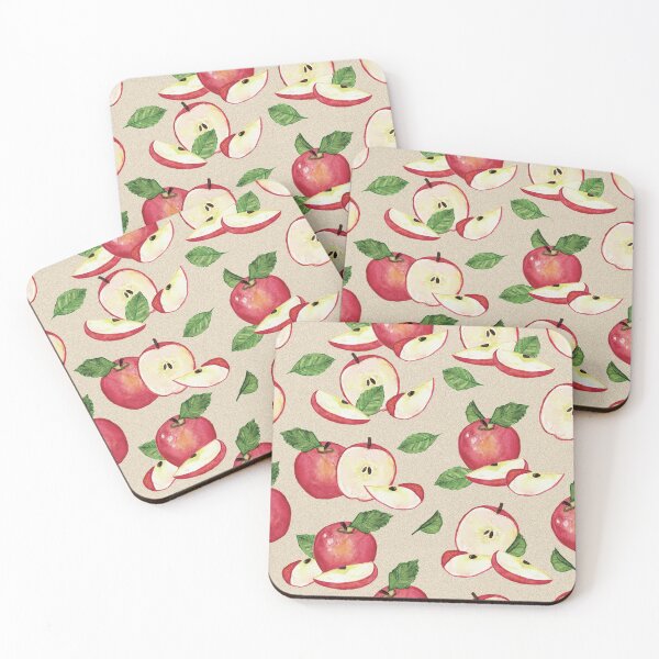 Item preview, Endless pattern with juicy apples designed and sold by SiStaDesign.