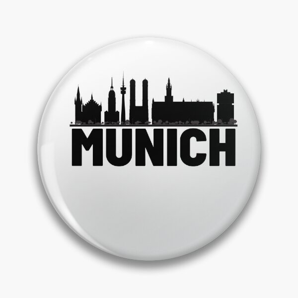 Item preview, munich city silhouette illustation  designed and sold by DeluxBee.