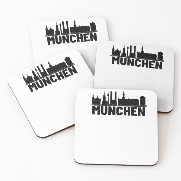 Item preview, München city silhouette illustation  designed and sold by DeluxBee.
