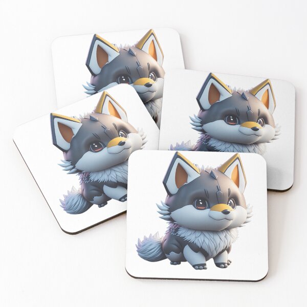 Item preview, Whimsical Wonders: Tiny Wolf Cub in Colo designed and sold by irosh madushan.