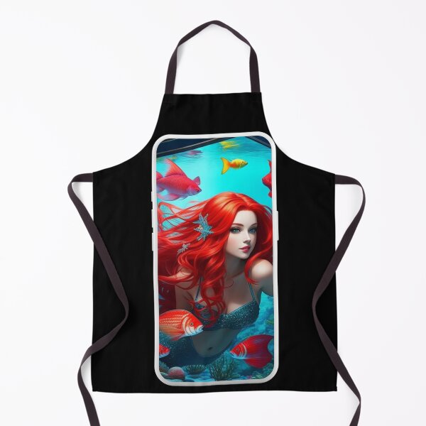 Item preview, Fish Trap Redhead Mermaid designed and sold by SirenasWorld.