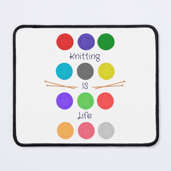 Item preview, Knitting is Life designed and sold by Shipwright-Duck.