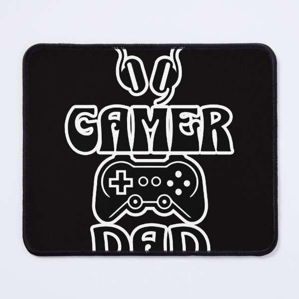 Item preview, Gamer Dad Black and White designed and sold by wheresthekarma.