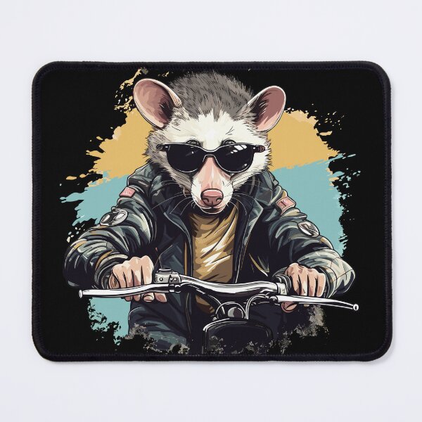 Item preview, Biking Possums Ride: Ruling the Cityscape | Opossum Lovers designed and sold by DarcoDesigns.
