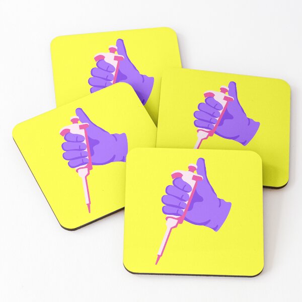Item preview, Hand holding pipette designed and sold by Nucleic Noodles.