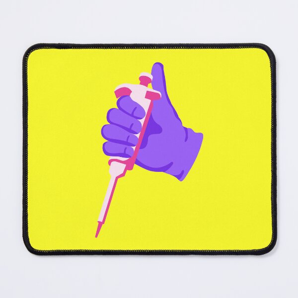 Item preview, Hand holding pipette designed and sold by Nucleic Noodles.