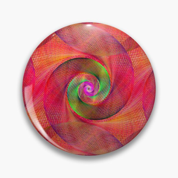Item preview, Neon green and pink spirals  designed and sold by karinasalwaszka.