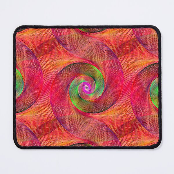 Item preview, Neon green and pink spirals  designed and sold by karinasalwaszka.