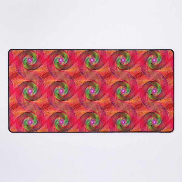 Item preview, Neon green and pink spirals  designed and sold by karinasalwaszka.