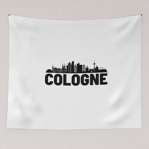 Item preview, Cologne city silhouette illustation  designed and sold by DeluxBee.