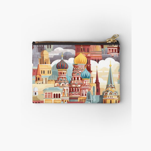 Aperçu de l'œuvre Moscou Ville Russie Aquarelle Seamless Pattern créée et vendue par PutsGroup.