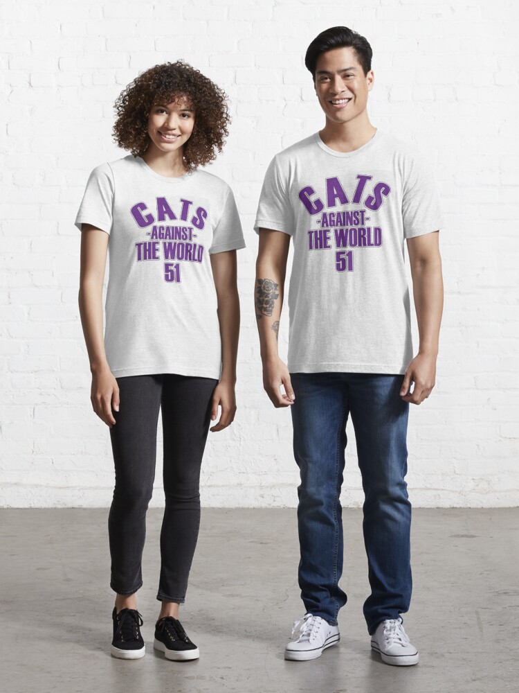 Northwestern football team wears 'Cats against the world' shirts