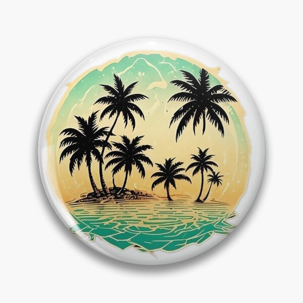 Item preview, Tropical License Disk Sticker designed and sold by Cannanvisual7.