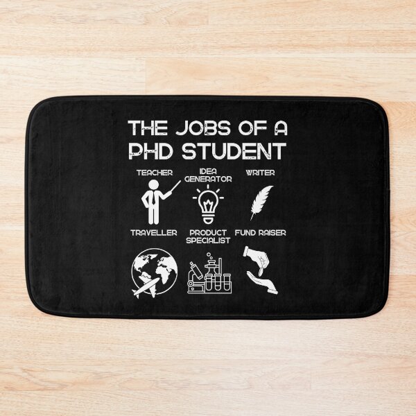 Item preview, The many jobs of a PhD student for men designed and sold by Lady-Frost.