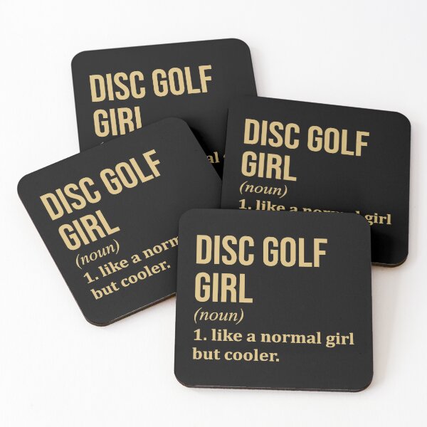 Item preview, Disc Golf Girl Definition in Gold designed and sold by XCIV.
