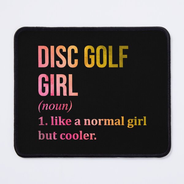 Item preview, Disc Golf Girl Definition in Watercolor designed and sold by XCIV.