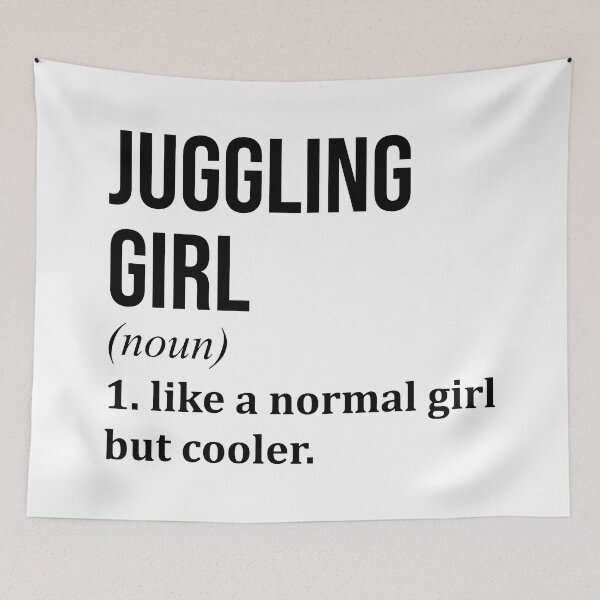 Item preview, Juggling Girl Definition designed and sold by XCIV.