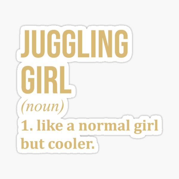 Item preview, Juggling Girl Definition in Gold designed and sold by XCIV.