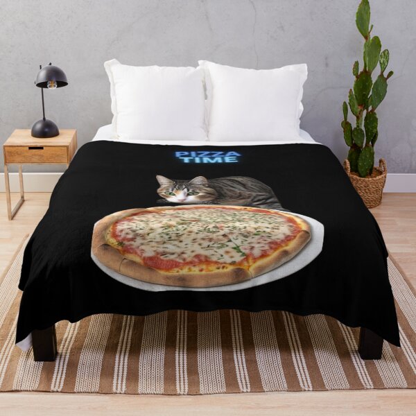 Artikelvorschau, PIZZA TIME CAT entworfen und verkauft von CuteCatsCoffee.