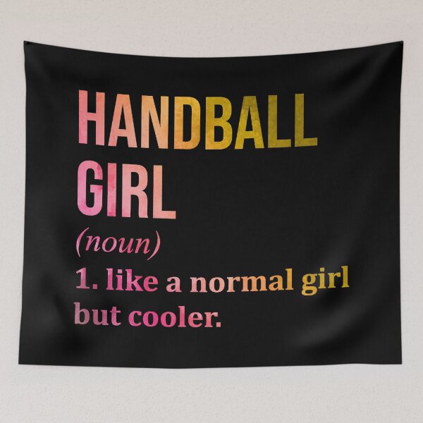 Item preview, Handball Girl Definition in Watercolor designed and sold by XCIV.