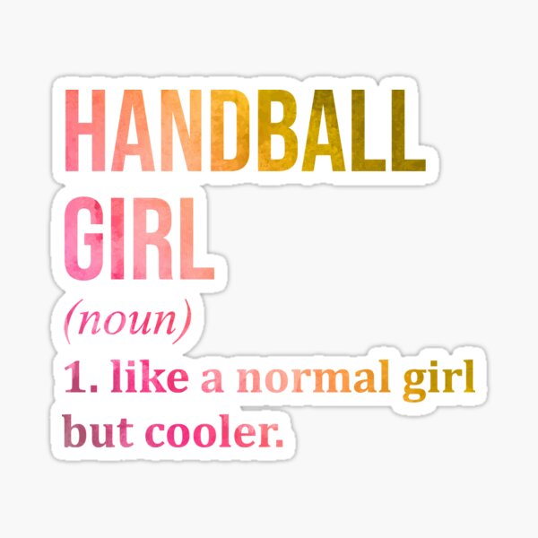 Item preview, Handball Girl Definition in Watercolor designed and sold by XCIV.