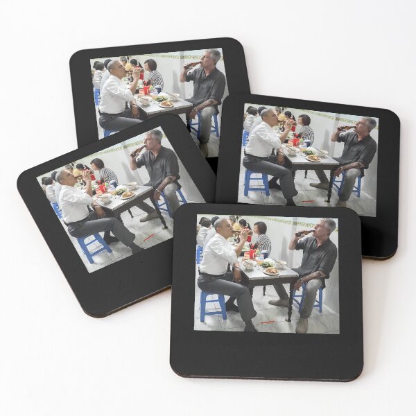 Item preview, Bourdain and Obama designed and sold by AdFreeBrice.