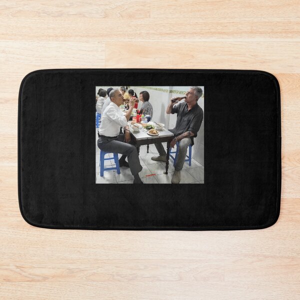 Item preview, Bourdain and Obama designed and sold by AdFreeBrice.