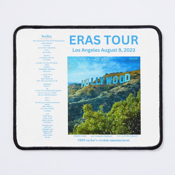 Item preview, Eras Tour Setlist - Los Angeles Night 6 designed and sold by LisaMichelleArt.