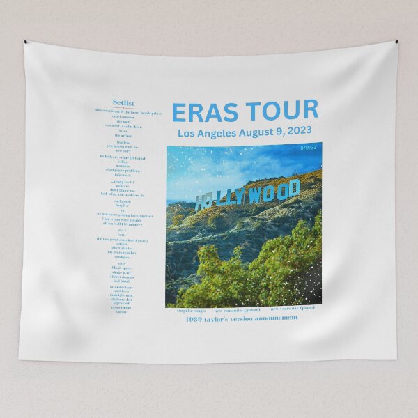 Item preview, Eras Tour Setlist - Los Angeles Night 6 designed and sold by LisaMichelleArt.