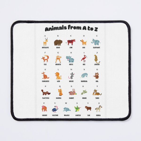 Item preview, Animals alphabet for kids designed and sold by ArtAndDesignA.
