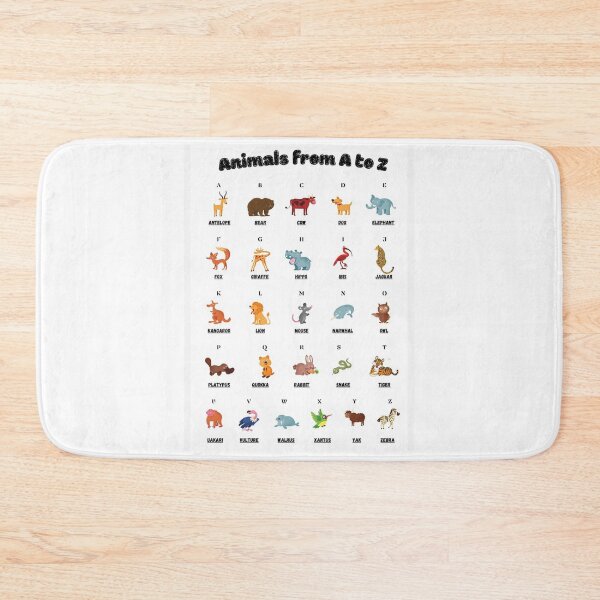 Item preview, Animals alphabet for kids designed and sold by ArtAndDesignA.