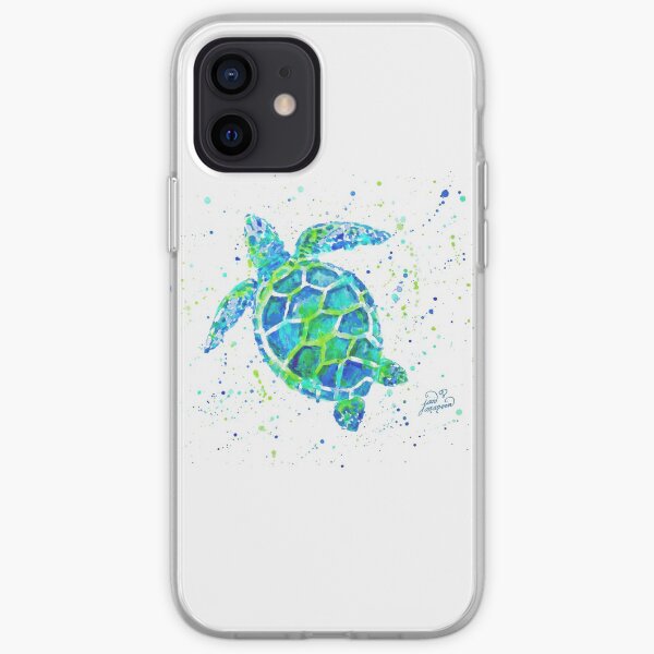 Sea Turtle by Jan Marvin iPhone Soft Case
